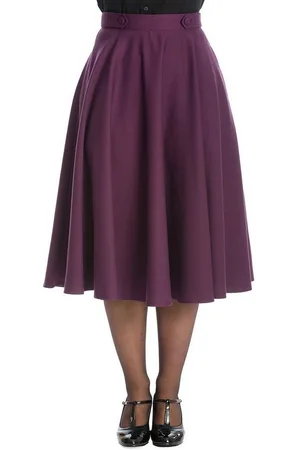 Banned Retro A-Linien-Rock Di Di Plain Retro Vintage Swing Skirt - Verkäufer: Schompi Trading e.K.