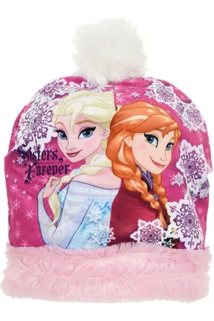 Disney Bommelmütze Die Eiskönigin Elsa Anna Kinder Herbst Wintermütze Gr. 52 bis 54 - Verkäufer: WS-Trend