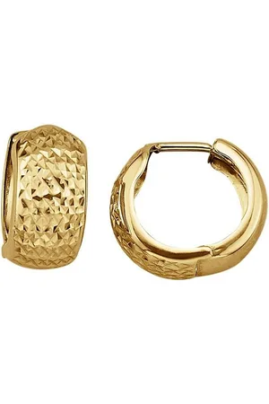 ELLEN K. Paar Creolen Gold 375 diamantiert