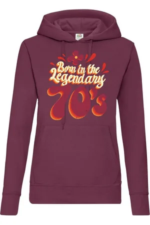 Youth Designz Kapuzenpullover "Born in the legendary 70s" Damen Hoodie Pullover mit lustigem Frontprint - Verkäufer: EmDa Trading GmbH