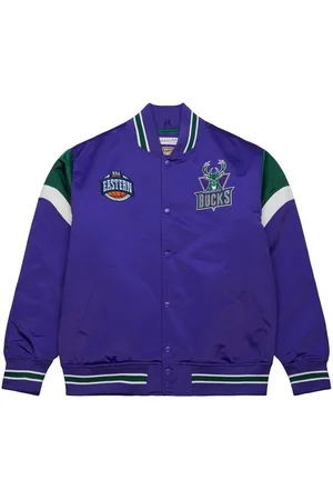 Mitchell & Ness Collegejacke Heavyweight Satin NBA Milwaukee Bucks - Verkäufer: ICED OUT