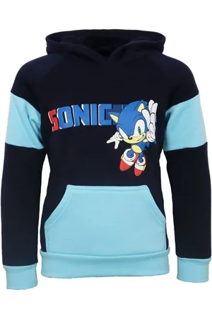 Sonic The Hedgehog Kapuzenpullover Kinder Jungen Fleece Hoodie Pulli Gr. 98 bis 128 - Verkäufer: WS-Trend