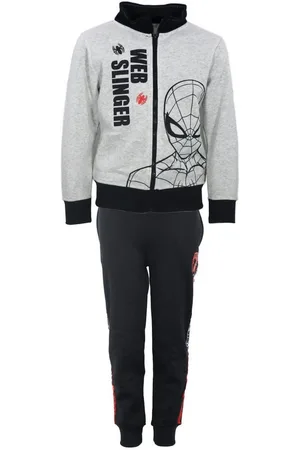 Marvel Jogginganzug Spiderman Sportanzug Trainingsanzug Set Hose Jacke, Gr. 92 bis 128 - Verkäufer: WS-Trend