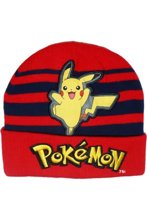 Pokemon Fleecemütze Anime Pokemon Pikachu Jungen Herbst Wintermütze bestickt Gr. 54/56 - Verkäufer: WS-Trend