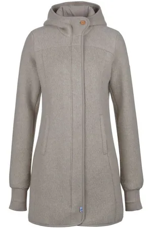 Finside Allwetterjacke Kansa Wolljacke mit Kapuze Zip-In 42 (XL) Wollfleecejacke - Verkäufer: HUCKLEBUCK & FINJA Nordkinder Kindermode