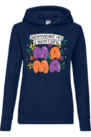 Youth Designz Kapuzenpullover "Suchmaschine mit vier Buchstaben, Mama" Damen Hoodie Pullover mit lustigem Frontprint - Verkäufer: EmDa Trading GmbH