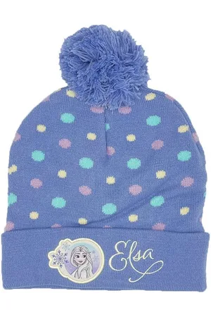 Disney Bommelmütze Eiskönigin Elsa Kinder Mädchen Winter-Mütze Bommelmütze - Verkäufer: Yuhu Trading GmbH