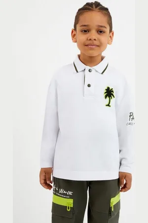 Gulliver Poloshirt mit modischen Kontrastprints