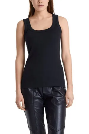 Marc Cain Tanktop "Collection Essential" Premium Damenmode Tanktop aus Feinripp