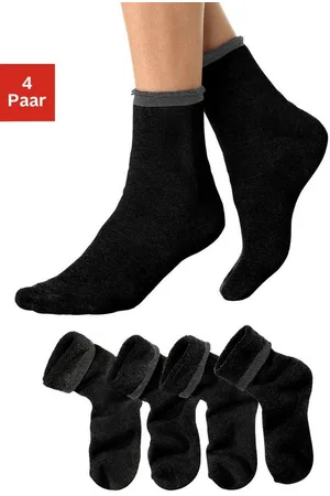 Lavana Kuschelsocken (Packung, 4-Paar) mit Innenfrottee
