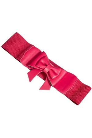 Banned Retro Taillengürtel Play It Right Pink Vintage Retro Stretchgürtel mit Schleife - Verkäufer: Schompi Trading e.K.
