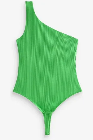 Next Stringbody Gerippter One-Shoulder-Body aus Baumwolle (1-tlg) - Verkäufer: Germany GmbH