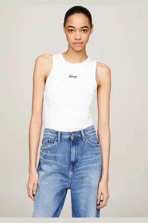 Tommy Hilfiger Tanktop TJW SLIM SCRIPT TANK EXT Mit Tommy Logo-Schriftzug