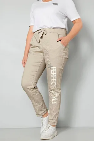 Miamoda Leggings Joggpants Schriftzug mit Stern Elastikbund - Verkäufer: Popken Fashion Group