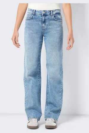 Noisy May Straight-Jeans NMYOLANDA NW WIDE JEANS AZ236LB NOOS