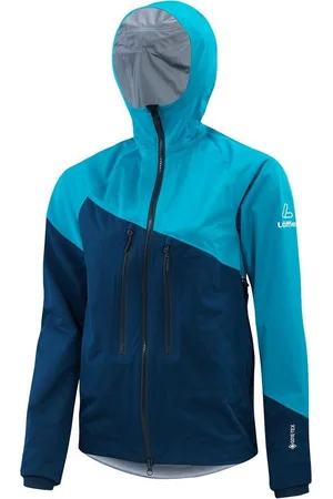 Löffler Regenjacke GTX ACTIVE HOODED JACKET- Damen Hardshelljacke hellblau/dunkelblau - Verkäufer: beim-schaeftlmaier