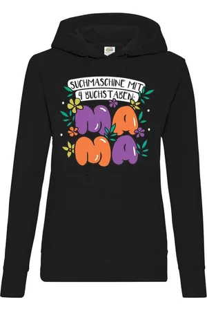 Youth Designz Kapuzenpullover "Suchmaschine mit vier Buchstaben, Mama" Damen Hoodie Pullover mit lustigem Frontprint - Verkäufer: EmDa Trading GmbH