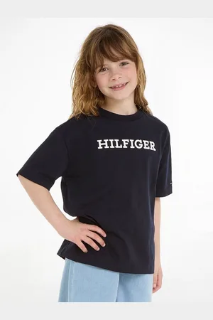 Tommy Hilfiger T-Shirt U MONOTYPE TEE S/S mit großer Logo-Stickerei