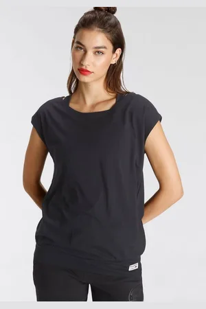 KangaROOS Kurzarmshirt (2-tlg) kurzärmelig, hüftbedeckende Passform, sportlich