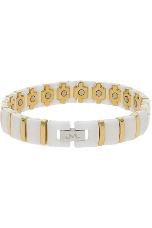 JuwelmaLux Armband Magnetarmband Edelstahl vergoldet, Keramik JL49-03-0028 (kein Set, 1-tlg., kein Set) - Verkäufer: Juwelier-Bacak