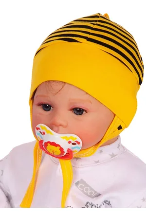 La Bortini Erstlingsmütze Mütze für Neugeborene Babymütze Baby Haube in gestreift aus reiner Baumwolle, 32 34 36 38 40 42 44 - Verkäufer: A&O Baby-und Kindermoden