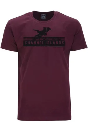 Ahorn T-Shirt CHANNEL ISLANDS mit großem Frontprint