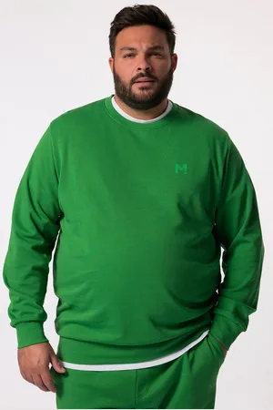 Men Plus Sweatshirt Men+ Sweatshirt Basic Rundhalsausschnitt bis 8 XL - Verkäufer: Popken Fashion Group