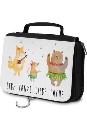 Mr. & Mrs. Panda Kulturbeutel Waldtiere Aloha - - Geschenk, Herren, Tiermotive, lustige Sprüch (1-tlg), Mehrere Fächer - Verkäufer: