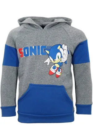 Sonic The Hedgehog Kapuzenpullover Kinder Jungen Fleece Hoodie Pulli Gr. 98 bis 128 - Verkäufer: WS-Trend