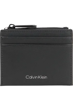 Calvin Klein Kartenetui CK MUST 10CC CARDHOLDER W/ZIP, klassisches Design mit schlichtem Markenschriftzug