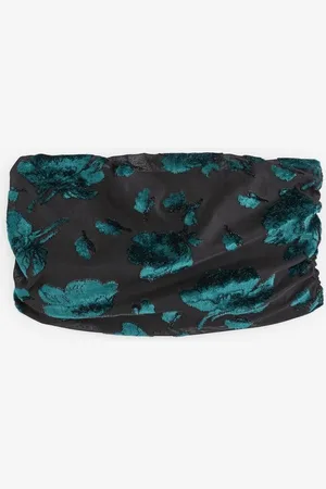 Next Trägertop Bandeau-Top mit Ausbrennermuster (1-tlg) - Verkäufer: Germany GmbH