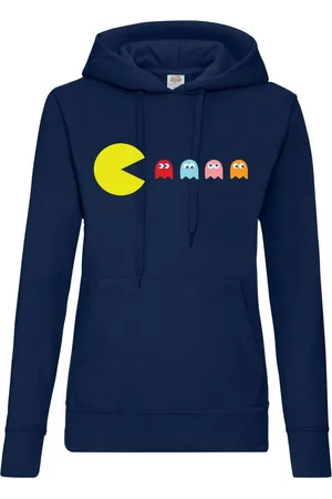 Youth Designz Kapuzenpullover Pacman Damen Hoodie Pullover mit lustigem Frontprint - Verkäufer: Dreikopf & Kamm