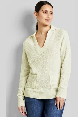 Bugatti V-Ausschnitt-Pullover mit Kragen