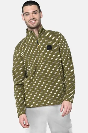 Bula Strickpullover mit Stehkragen und kurzem Reißverschluss