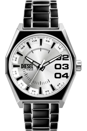 Diesel Quarzuhr SCRAPER DZ2195, Armbanduhr, Herrenuhr, Edelstahlarmband