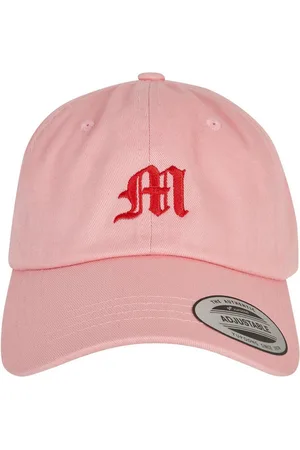 Mister Tee Snapback Cap Unisex Letter Pink Low Profile Cap