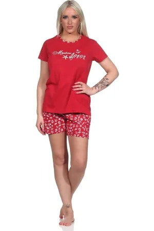 Normann Pyjama Damen Shorty kurzarm Pyjama in maritimer Optik - 122 10 753 - Verkäufer: Fairway