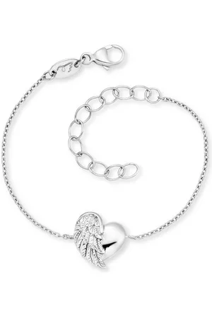 HERZENGEL Armband Schmuck Geschenk, Armkette, Herzflügel, HEB-HEARTWING, HEB-HEARTWING-G