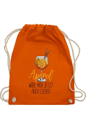 Shirtracer Turnbeutel Aperol wäre mir jetzt auch lieber I Lustige Geschenke Aperol Spritz, Statement - Verkäufer: