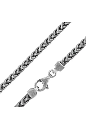 trendor Kette ohne Anhänger 925 Silber Oxydiert Fuchsschwanzkette 5,1 mm breit - Verkäufer: uhrcenter