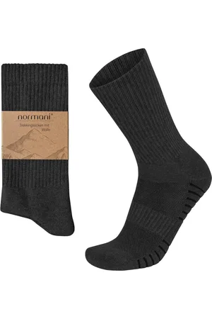 Normani Wandersocken (4er-Set, 4 Paar) Gepolsterte Trekkingsocken aus Wolle -Atmungsaktiv - Verkäufer: