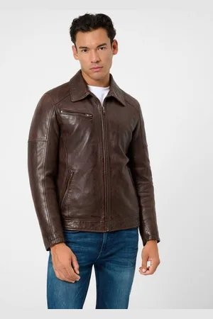 RICANO Lederjacke Claude Lamm-Nappa Lederjacke mit Polokragen - Verkäufer: