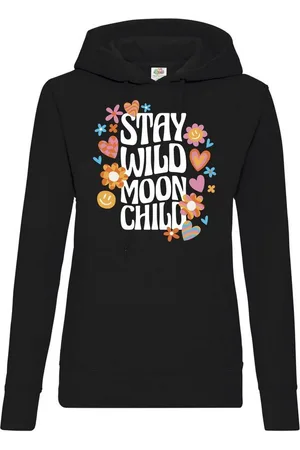 Youth Designz Kapuzenpullover Stay Wild Moon Child Damen Hoodie Pullover mit lustigem Frontprint - Verkäufer: EmDa Trading GmbH