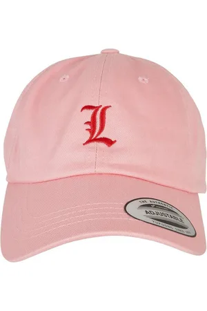 Mister Tee Snapback Cap Unisex Letter Pink Low Profile Cap