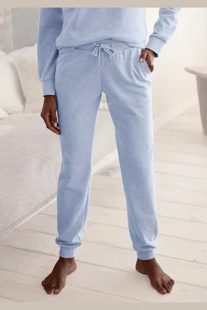Bench Relaxhose mit glänzender Logostickerei, Loungewear, Loungeanzug