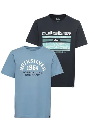 Quiksilver T-Shirt BOWNESSHIDEPALM TEES (Packung, 2-tlg., 2er-Pack)
