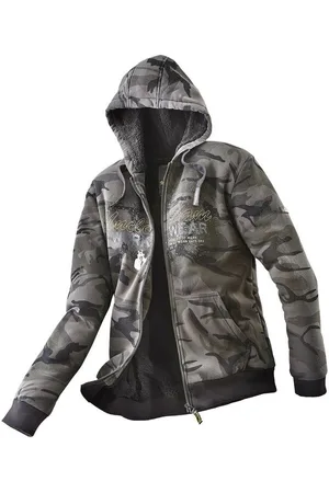 UNCLE SAM Sweatjacke Sweatjacke oliv camouflage/schwarz - Verkäufer: POTTHOFF - ONLINE