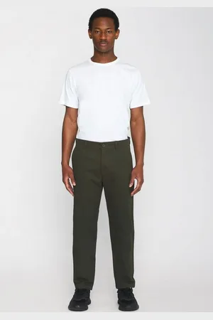 Knowledge Cotton Apparal Chinohose CHUCK regular im cleanen Look
