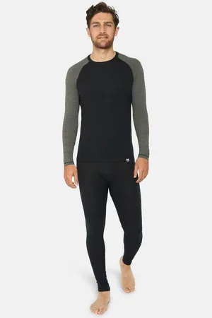 DANISH ENDURANCE Funktionsshirt Merino Baselayer Funktionsunterwäsche Set, Langarm Shirt & Hose, Temperaturregulierend - Verkäufer: GoJungo GmbH