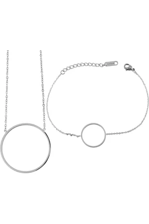 Akzent Schmuckset Kris Edelstahlschmuckset aus Armband und Kette mit (Einzeln, inkl. Schmuckbox), Damen Schmuckset - Verkäufer: Shaghafi GmbH